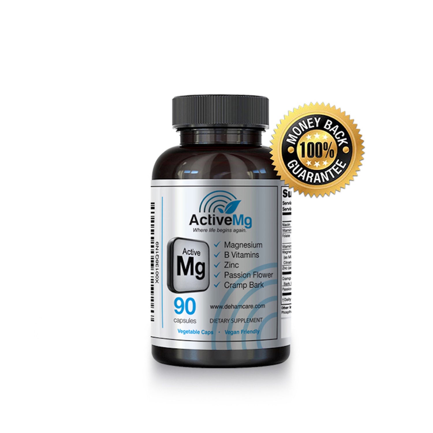 activemg - activated magnesium single bottle - 90 capsules