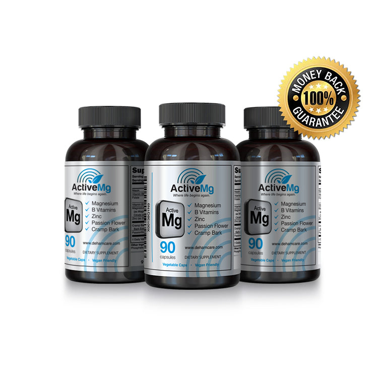 activemg - activated magnesium 3 bottle pack - 270 capsules