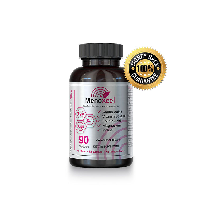 menoxcel - for menopause relief single bottle - 90 capsules
