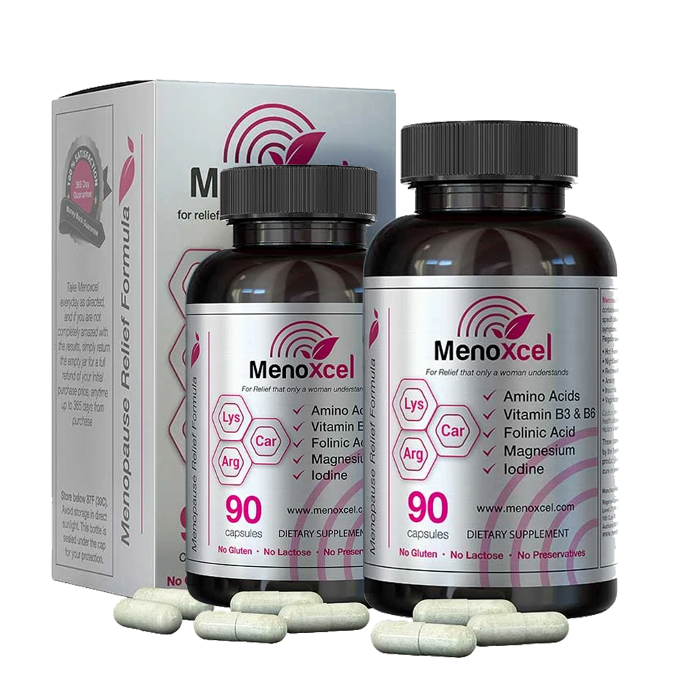 2 bottles of menoxcel (b1g1 free promotion) single bottle - 90 capsules (plus bonus bottle)